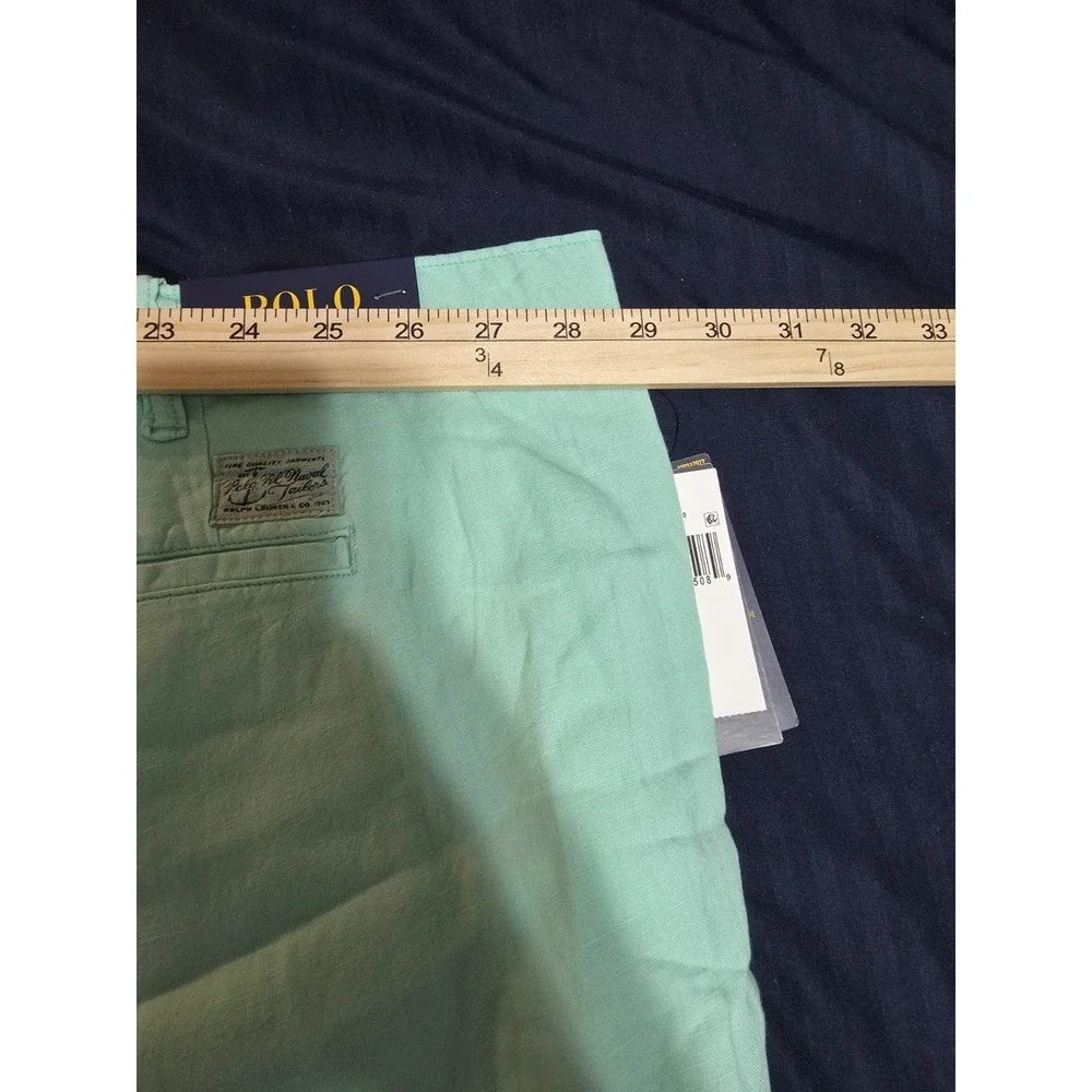 Polo Ralph Lauren Stretch Classic Fit Chino Pastel Green Shorts Men Size 56B NWT